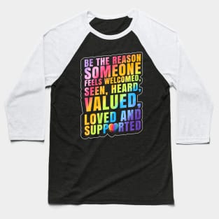 Lgbtq  Support Lgbt Pride Month Baseball T-Shirt